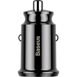 Автомобильное зарядное устройство Baseus Grain Car Charger Black / CCALL-ML01
