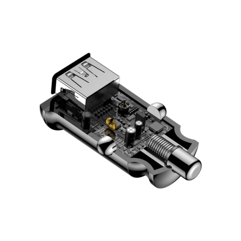 Автомобильное зарядное устройство Baseus Grain Car Charger Black / CCALL-ML01