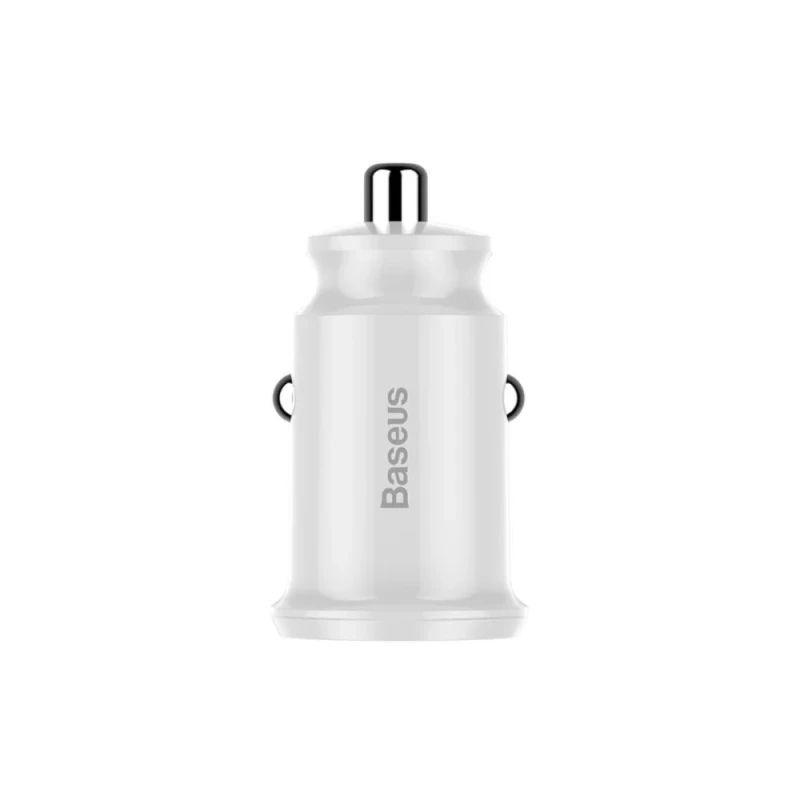 Автомобильное зарядное устройство Baseus Grain Car Charger White / CCALL-ML02