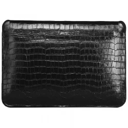 Чехол Wiwu 13.3” Skin Croco Geniunie Leather Black