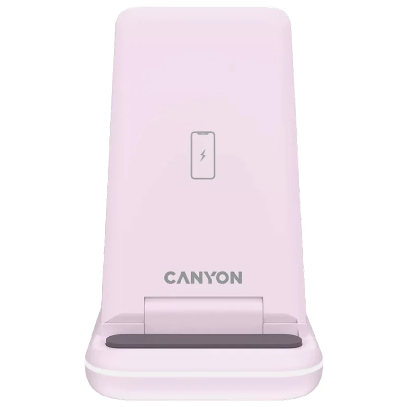 Canyon Wireless Charger 3 in 1 Pink CNS-WCS304IP