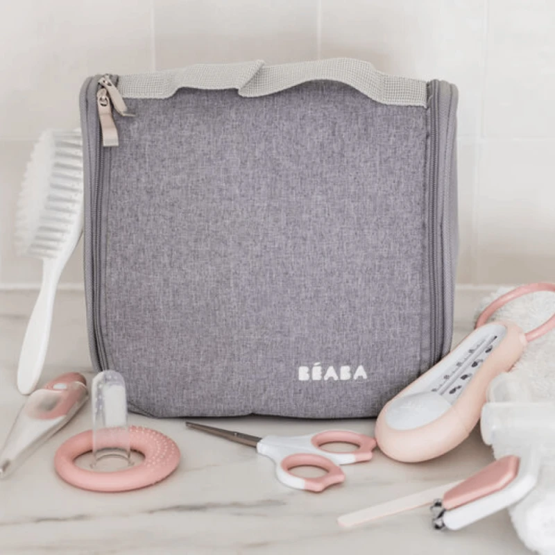 Kostemika çantası 9 prç çəhrayı Beaba 920382