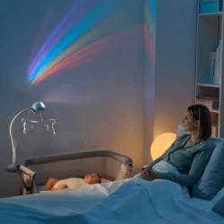 Мобиль-проектор Chicco Радуга бежевый