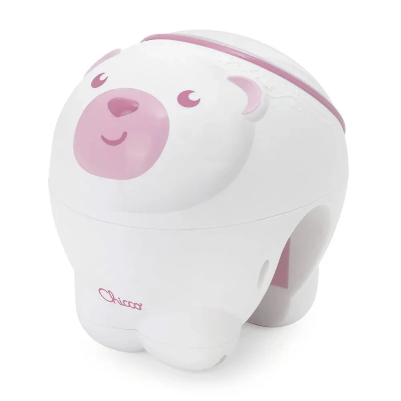 Проектор Chicco Белый медведь розовый