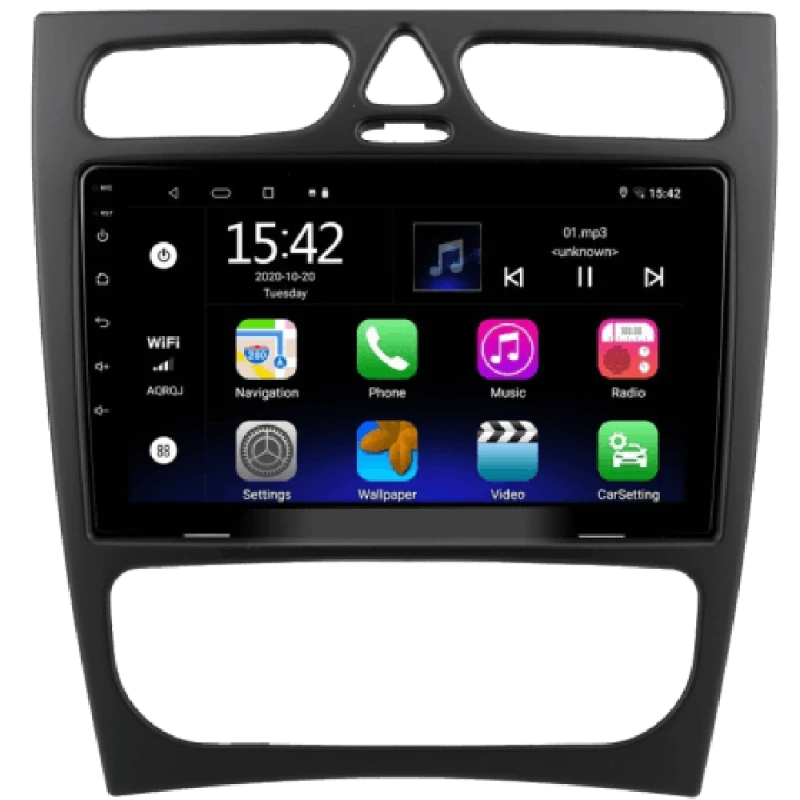 IFEE Android Car Monitor DSP & Carplay 3/32 GB for Mercedes W203 C-Class 2001-2004