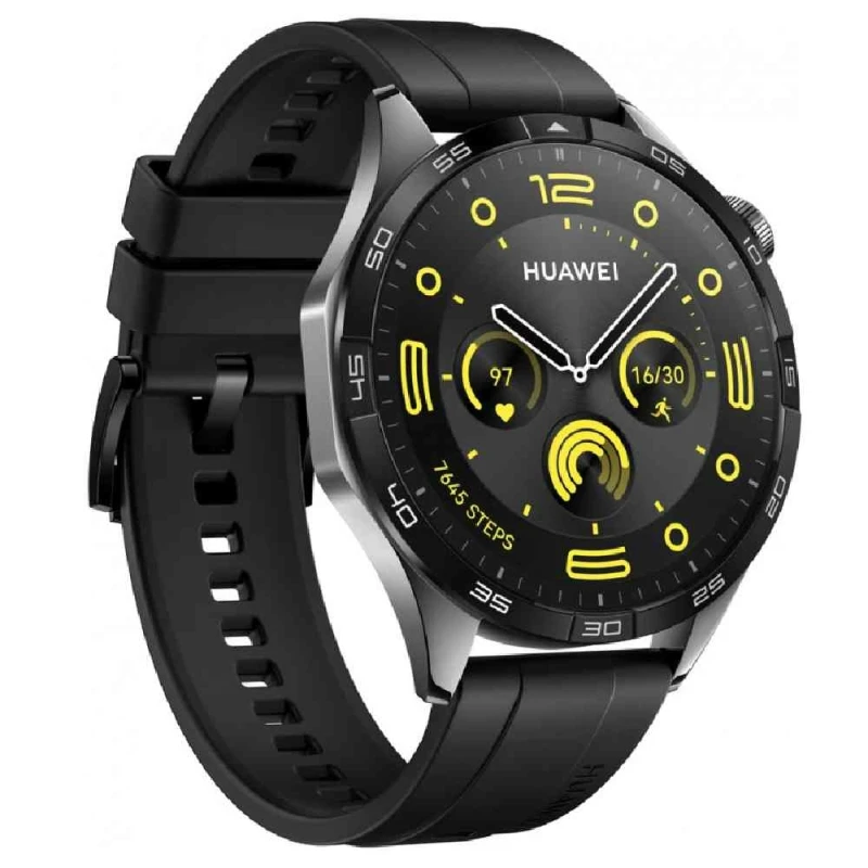 Smart saatlar HUAWEI Watch GT 4 46MM Phoinix-B19F Black W/Black Fluoroelastomer 55020BGT