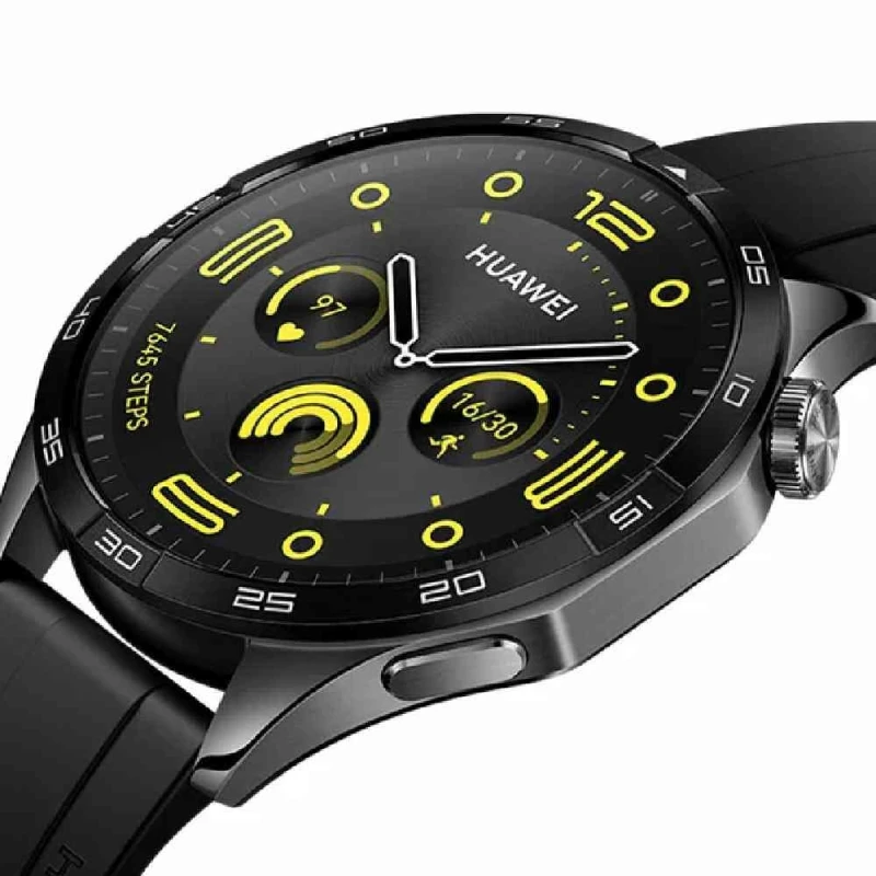 Smart saatlar HUAWEI Watch GT 4 46MM Phoinix-B19F Black W/Black Fluoroelastomer 55020BGT