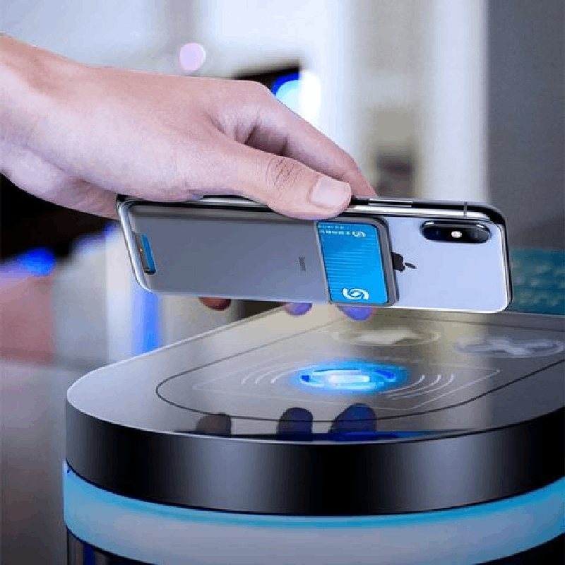 Baseus Stick Silicone Card Bag Dark Grey ACKD-A0G