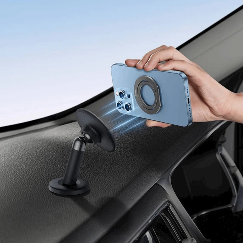 Baseus Halo Series Foldable Metal Ring Stand Grey / SUCH000013