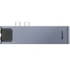 Док-станция Baseus Thunderbolt C+Pro 7in1 Smart HUB Docking Station Grey / CAHUB-L0G