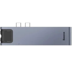 Док-станция Baseus Thunderbolt C+Pro 7in1 Smart HUB Docking Station Grey / CAHUB-L0G