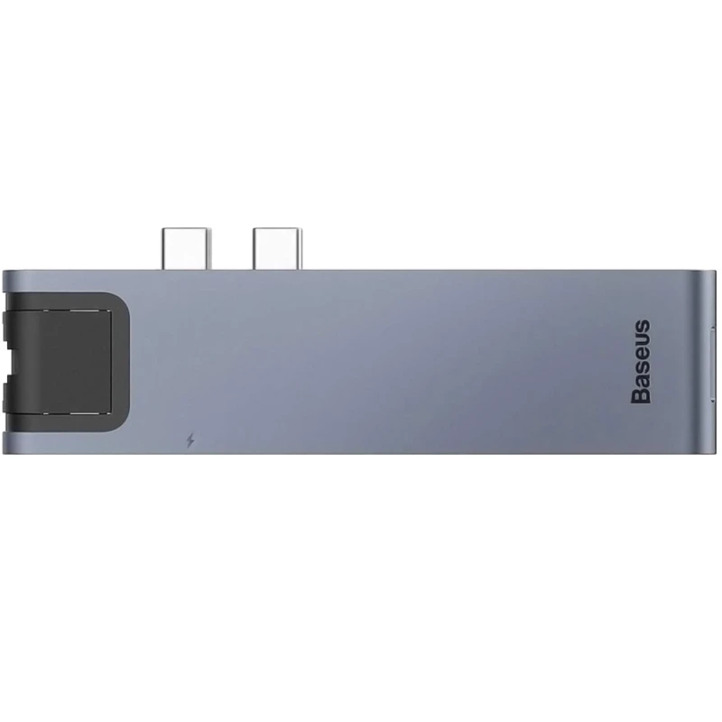 Док-станция Baseus Thunderbolt C+Pro 7in1 Smart HUB Docking Station Grey / CAHUB-L0G