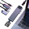 Док-станция Baseus Thunderbolt C+Pro 7in1 Smart HUB Docking Station Grey / CAHUB-L0G