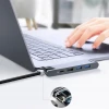 Док-станция Baseus Thunderbolt C+Pro 7in1 Smart HUB Docking Station Grey / CAHUB-L0G