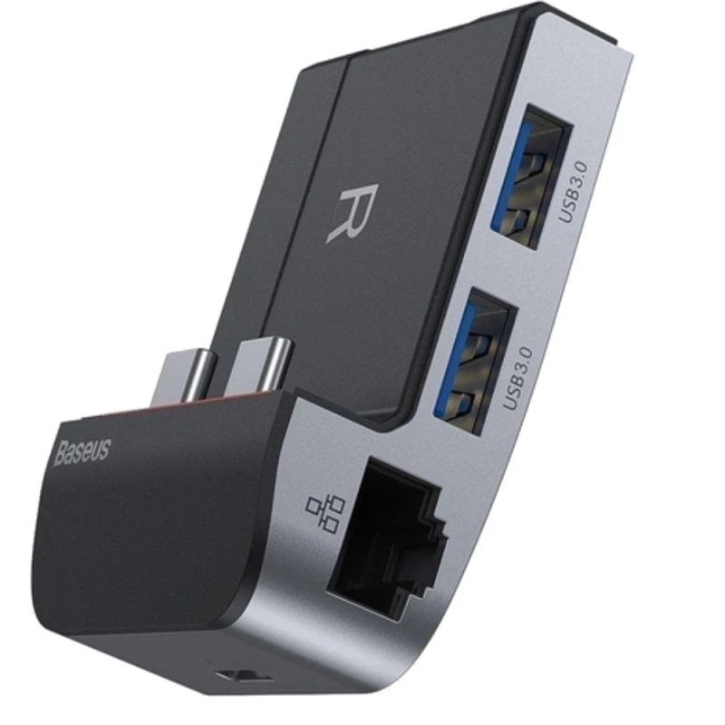Ötürücülər Baseus Armor Age Type-C Bracket Multifunctional HUB Adapter Space Gray / CAHUB-AJ0G
