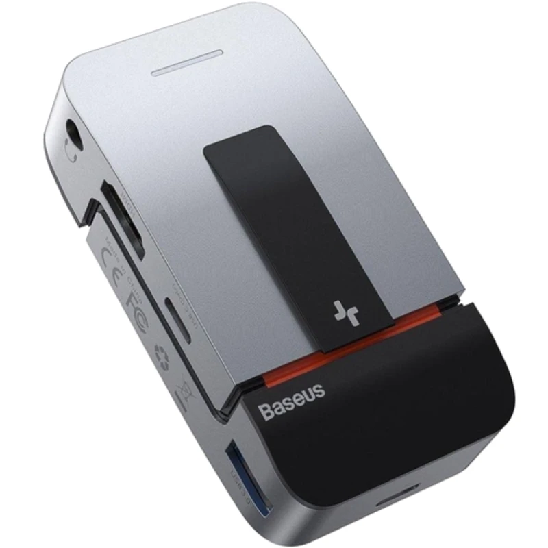 Ötürücülər Baseus Armor Age Type-C Bracket Multifunctional HUB Adapter Space Gray / CAHUB-AJ0G