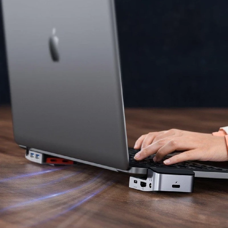 Ötürücülər Baseus Armor Age Type-C Bracket Multifunctional HUB Adapter Space Gray / CAHUB-AJ0G