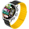 Kieslect Kr2 Stainless Steel / Black Yellow Strap