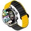 Smart saatlar Kieslect Kr2 Qara / Qara-sarı kəmər