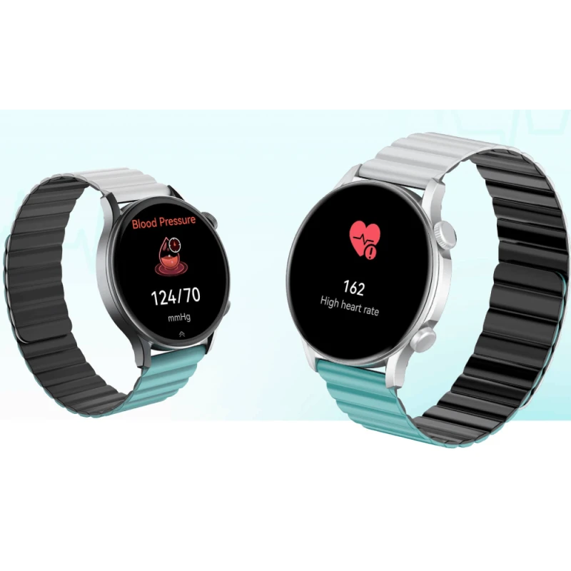 Смарт-часы Kieslect KR Pro LTD Grey / Серо-черный ремешок