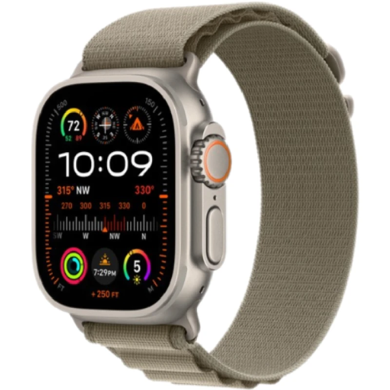Ремешок Apple 49mm Olive Alpine Loop Medium / MT5U3ZM/A