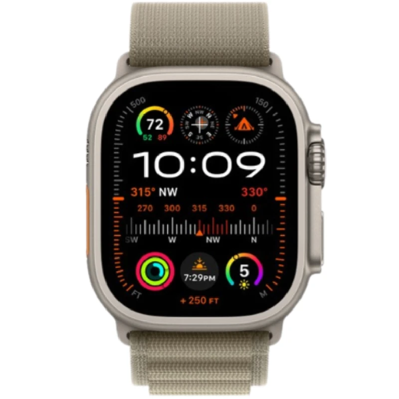 Ремешок Apple 49mm Olive Alpine Loop Medium / MT5U3ZM/A