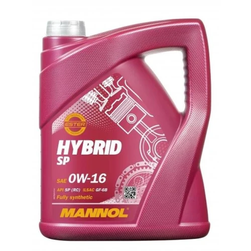 Mühərrik yağı Mannol Hybrid SP SAE OW-16 5L Special