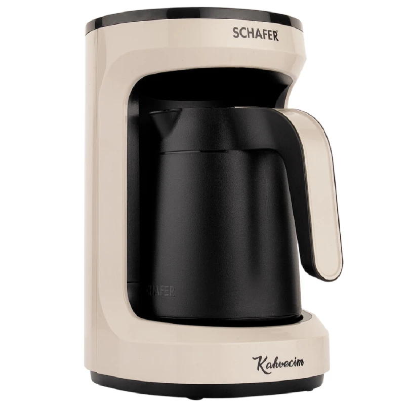 Qəhvədəmləyən Schafer Kahvecim  Automatic Krem 8699131770665