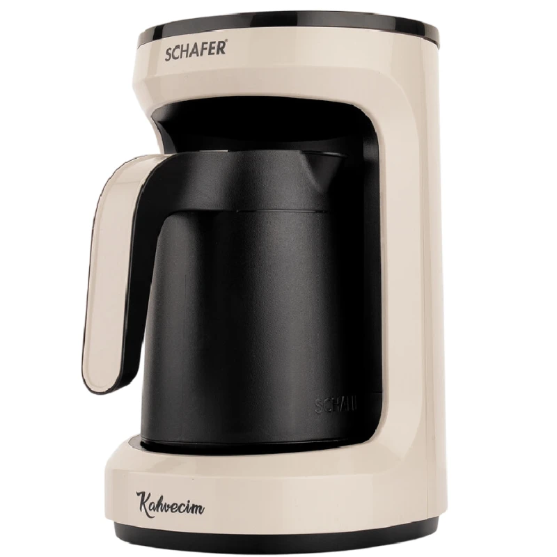 Qəhvədəmləyən Schafer Kahvecim  Automatic Krem 8699131770665