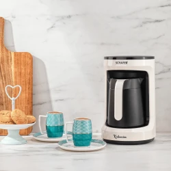 Qəhvədəmləyən Schafer Kahvecim  Automatic Krem 8699131770665