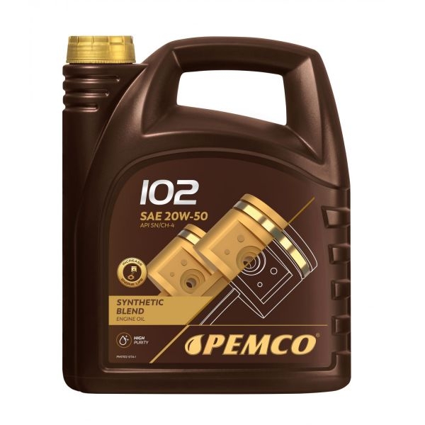 Mühərrik yağı Pemco Idrive 102 SAE 20W-50 5L Special