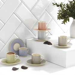 Qəhvə üçün fincan dəsti Schafer Fun 12 parça 8699131814758