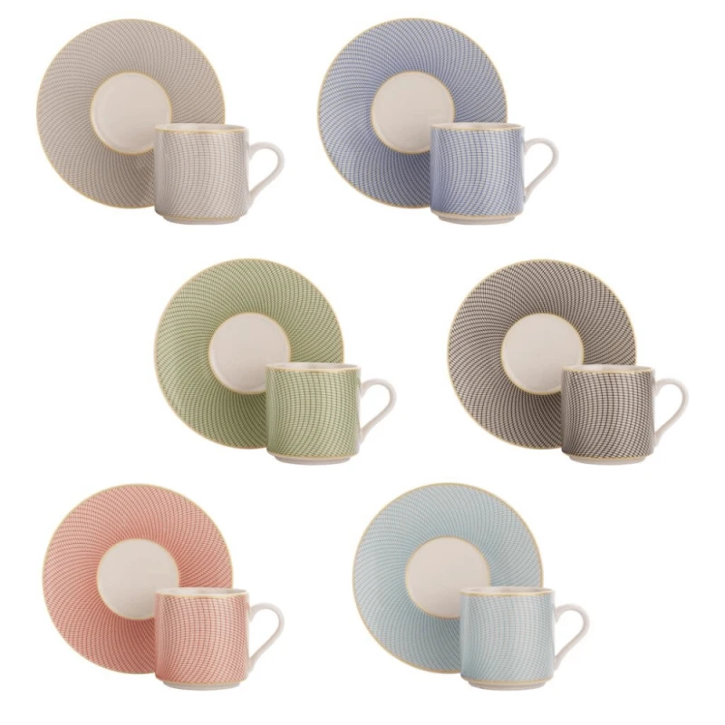 Набор кофейных чашек Schafer Fun 12 штук 8699131814758