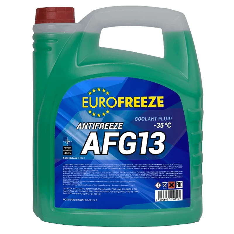 Antifriz Eurofreeze AFG 13 (-35) Yaşıl 5 lt