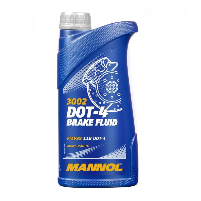 Əyləc mayeləri Mannol 3002 DOT 4 0.5L Plastic