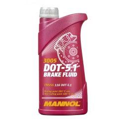 Əyləc mayeləri Mannol 3005 DOT 5.1 0.5L Plastic