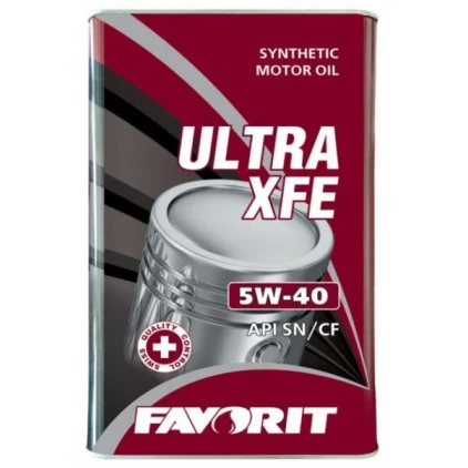Mühərrik yağı Favorit Ultra XFE SAE 5W-40 4L Metal