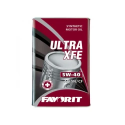 Моторное масло Favorit Ultra XFE SAE 5W-40 5L Металл