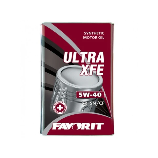 Mühərrik yağı Favorit Ultra XFE SAE 5W-40 5L Metal