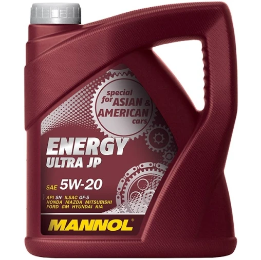 Моторное масло Mannol Energy Ultra JP SAE 5W-20 4L Special