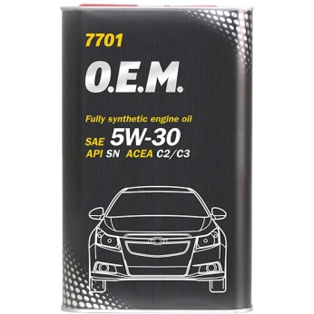 Mühərrik yağı Mannol 7701 O.E.M. For Chevrolet-Opel 5W-30 1L Metal