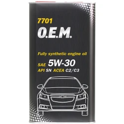 Моторное масло Mannol 7701 O.E.M. For Chevrolet SAE 5W-30 Metal