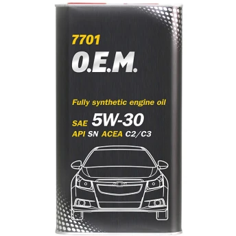 Моторное масло Mannol 7701 O.E.M. For Chevrolet SAE 5W-30 Metal