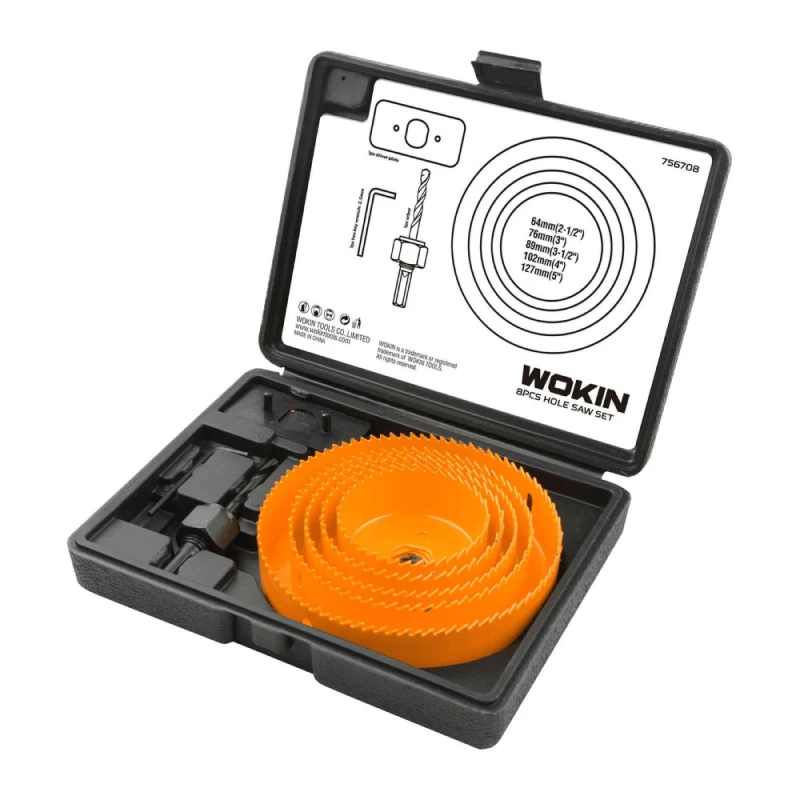 Dairəvi mişar başlıqı dəsti Wokin W756708 8 əd