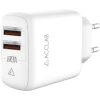 Зарядное устройство Acclab AL-TC224 2 USB 2.4A White