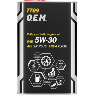 Mühərrik yağı Mannol 7709 O.E.M. For Toyota-Lexus SAE 5W-30 1L Metal