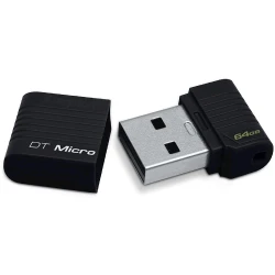 Флеш-накопитель Kingston 64 GB USB 2.0 Datatraveler Micro (black) with Yandex Cloud Space DTMCK/64GB-YAN