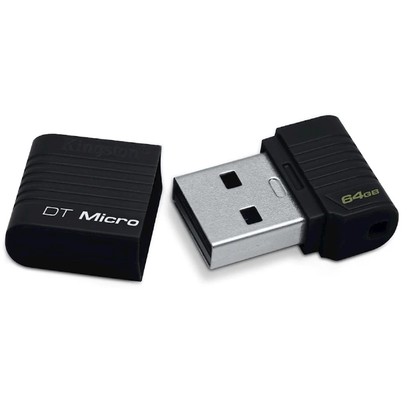 Флеш-накопитель Kingston 64 GB USB 2.0 Datatraveler Micro (black) with Yandex Cloud Space DTMCK/64GB-YAN