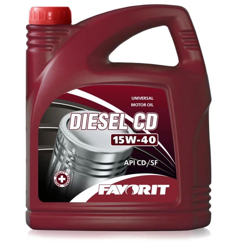 Моторное масло Favorit Diesellube CD Universal SAE 15W-40 5L Plastic