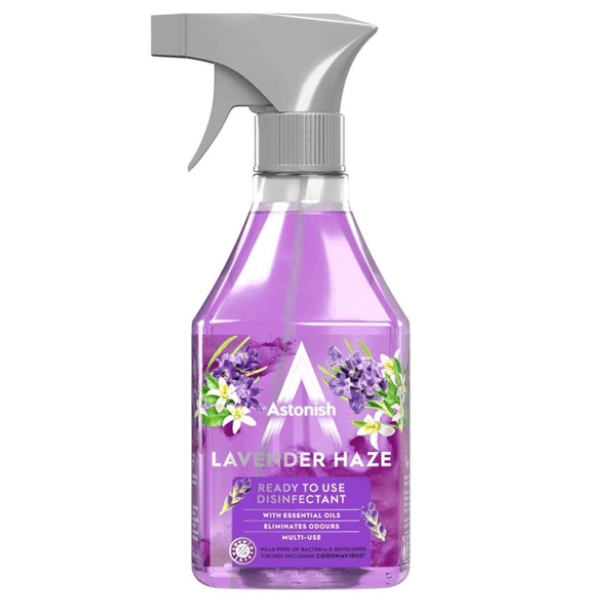 Dezinfeksiya üçün sprey Astonish Lavanda 500 ML 5060060212671
